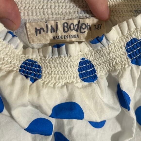 Mini Biden Girls Size 7-8 Polkadot Tank Top - Picture 2 of 6